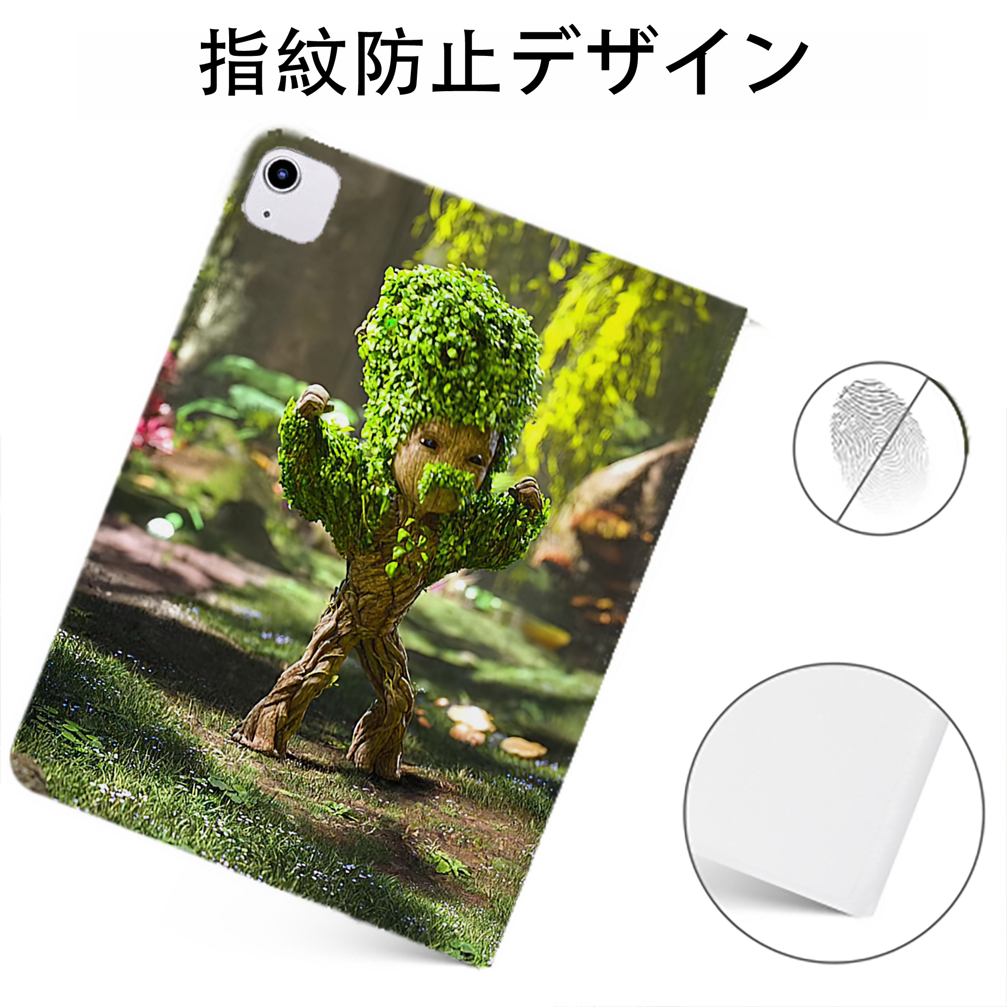 （画像用） アベンジャーズ The Avengers IPadケース ペンホルダー付き ブックスタイルデザイン